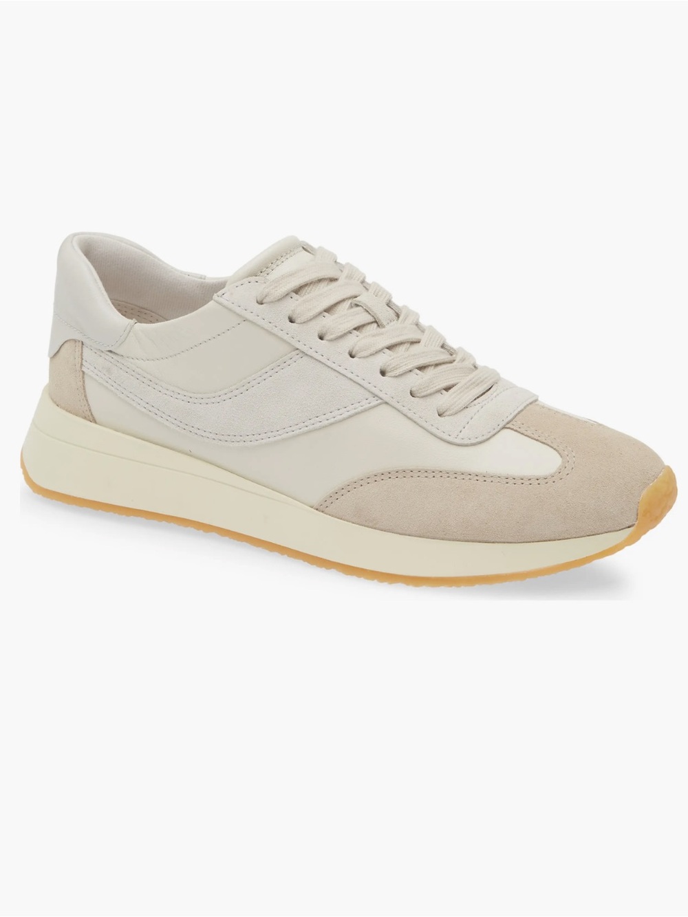 *NEW* Vince Olla Runner Sneaker, Rock Horchata, size 6.5